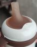 世喜嬰兒保溫杯幼兒小月齡316L不銹鋼吸管學(xué)飲杯外出保溫奶瓶學(xué)生套款 曬單實(shí)拍圖