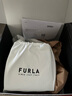 芙拉（FURLA）【七夕禮物】NUVOLA牛皮迷你女士時尚高級感單肩包水桶包百搭休閑 棉花糖白 曬單實拍圖