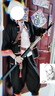 班達(dá)熊羅小黑cos服明日方舟周邊cosplay聯(lián)動(dòng)國風(fēng)角色扮演動(dòng)漫二次元禮物 C服+手套+尾巴+配飾+假發(fā) M 曬單實(shí)拍圖