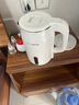 志高（CHIGO）燒水壺電熱水壺電水壺雙層防燙1.8L大容量家用燒水壺304不銹鋼內(nèi)膽大功率快速燒水 ZD18A-708G8 曬單實拍圖