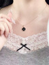 HR赫蓮娜正品輕奢溫感雙面變色四葉草項(xiàng)鏈女生七夕情人節(jié)禮物送女友 黑紅雙面四葉草項(xiàng)鏈【限定禮盒】 曬單實(shí)拍圖