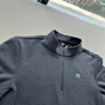 KOLON SPORT/可隆戶(hù)外抓絨衣 男士保暖POLARTEC半拉鏈長(cháng)袖T恤 LHZT5WN125-BK 黑色 M 170/92A 曬單實(shí)拍圖