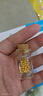 喜上眉梢喜飾黃金古法金珠999足金散珠硬金光面磨砂轉(zhuǎn)運(yùn)珠路路通圣誕禮物 4mm 重版光珠四顆 0.8g 曬單實(shí)拍圖