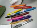 派通（Pentel）彩色軟毛筆秀麗筆 彈性筆尖水性筆Touch手帳書信賀卡用 SES15C黑色/單支裝 曬單實拍圖
