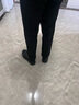 報喜鳥時尚錐形褲男士中腰休閑褲九分翻折褲子ETD233202U蓖麻綠30 曬單實拍圖
