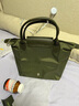 瓏驤（LONGCHAMP）瓏驤包Le Pliage Green女包小號短柄手提包餃子包禮物 曬單實(shí)拍圖
