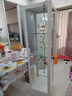 帥軒手辦柜展示柜子樂(lè )高模型積木玩具擺件防塵柜盲盒收藏樣品玻璃酒柜 【白色】160×50×40cm單門(mén)四層 3C認證防爆玻璃(不含燈） 曬單實(shí)拍圖