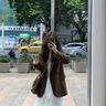 巧丂西裝外套女2025早秋女裝休閑西服小個(gè)子咖色上衣女穿搭春秋 棕色 雙扣 S 曬單實(shí)拍圖