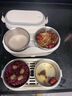 蘇泊爾（SUPOR）電熱飯盒 加熱飯盒 雙層四膽2L大容量便攜式蒸煮熱上班族多功能保溫飯盒DH04FD815國家補貼 曬單實(shí)拍圖