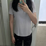 Keep 涼感速干運動(dòng)上衣女健身服短袖瑜伽服跑步T恤晨跑 淡雅紫 L  曬單實(shí)拍圖