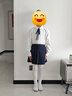 衣諾坊女童百褶短裙酒紅帶安全褲六一演出合唱服藏青色表演裙子女生裙子 曬單實(shí)拍圖