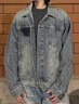 Levi's?SilverTab?25年春夏新款男士美式復(fù)古時(shí)尚牛仔夾克外套 淺藍(lán)色 004GI-0001 S 曬單實(shí)拍圖