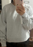 lululemon丨Scuba 女士超寬松款套頭衛(wèi)衣 *徽標(biāo)款 LW3IS4S 雜色超淺灰 M /L 曬單實(shí)拍圖
