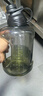 大容量塑料水杯子健身運(yùn)動噸噸杯飲用冷水壺耐高溫便攜學(xué)生男女 黑色 1700ml 曬單實(shí)拍圖