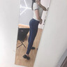 軒詩道性感翹臀褲低腰顯瘦牛仔褲女生韓版蜜桃提臀緊身彈力塑形瑜伽長褲 深藍色(提臀褲) 常規(guī) L （100-110斤） 曬單實拍圖