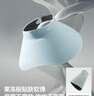 蕉下（beneunder）遮陽帽子黑膠貝殼防曬帽女防紫外線大檐太陽帽空頂帽BM532藍(lán) 曬單實(shí)拍圖