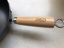 愛(ài)仕達（ASD）炒鍋無(wú)涂層輕量不易銹小鐵鍋輔食鍋24cm燃氣電磁爐通用CF24F8WG 曬單實(shí)拍圖