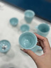 講茗堂天青汝窯茶具套裝送禮品物長輩領(lǐng)導(dǎo)客戶男士生日升職退休喬遷 CL中國汝瓷禮盒汝窯茶壺藍(lán) 曬單實(shí)拍圖