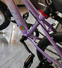 鳳凰山地自行車男女變速山地車碟剎青少年兒童自行車學(xué)生單車 星際 粉紫【變速】后座+LED燈+輻條輪 22寸【適合130-170cm】 曬單實(shí)拍圖
