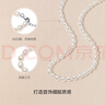 周六福（ZLF） S925銀淡水珍珠項鏈女法式小米珠鎖骨鏈送媽媽生日禮物 鏈長(cháng)40+3cm 曬單實(shí)拍圖