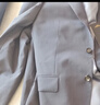 報喜鳥(niǎo)純羊毛西服套裝 商務(wù)男士單開(kāi)叉直筒外套KEBB251011U灰藍48A 曬單實(shí)拍圖