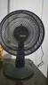美的（Midea）臺式電風扇七葉柔風輕音臥室宿舍廣角遠距交流定頻臺扇辦公室桌面節(jié)能省電搖頭小型電扇 FGAU30D 曬單實拍圖