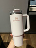 STANLEY巨無(wú)霸吸管杯水杯保溫杯不銹鋼杯子大容量887ML-晶粉色禮物 曬單實(shí)拍圖