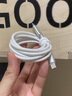 圖拉斯【17首選丨黃金鍍層】蘋(píng)果17充電線(xiàn)iphone16promax數據線(xiàn)type-c快充線(xiàn)60W手機ipad平板車(chē)載15 【真機1:1實(shí)測丨低溫護機】冰透白 【真金鍍層】耐折抗氧化丨1.2米 曬單實(shí)拍圖