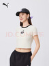 彪馬（PUMA）【HELLO KITTY聯(lián)名】Babytee短款短袖女子辣妹上衣631613 雪白色-87 L (165/88A) 曬單實(shí)拍圖