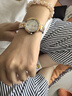 天梭（TISSOT）【官方授權(quán)店】手表 弗拉明戈系列1853皮帶鋼帶石英女表 間金鋼帶T094.210.22.111.00 曬單實拍圖