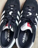 adidas「T頭鞋」STADT經(jīng)典時(shí)尚薄底運動(dòng)板鞋男女阿迪達斯三葉草   黑色/漢玉白/淺猩紅   38 曬單實(shí)拍圖