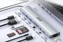 宏碁（acer）Type-C 9合1擴展塢USB分線(xiàn)器網(wǎng)口拓展 適用于筆記本電腦MacBook華為轉換器轉接頭拓展塢帶讀卡 曬單實(shí)拍圖