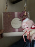 蔻馳（COACH）女包 DEMPSEY TOTE 女士時(shí)尚潮流單肩手提托特包送女生禮物 粉色拼色 曬單實(shí)拍圖