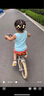Montresor萌獸兒童自行車男孩女孩中大童3-6歲8-12歲腳踏單車 橄欖綠 14寸 曬單實拍圖