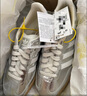 阿迪達斯 （adidas）三葉草 七夕禮物女子 SAMBA OG W 休閑鞋 JR0035 金屬銀 38 曬單實(shí)拍圖