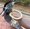 百幻電動(dòng)車(chē)兒童座椅可折疊前置電瓶摩托車(chē)坐椅電車(chē)通用安全寶寶嬰兒小孩坐凳 【加強(qiáng)版可折疊】 米色 3歲-6歲 曬單實(shí)拍圖
