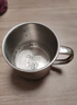 友來福304不銹鋼水杯兒童學(xué)生幼兒園家用口杯防摔帶手柄牛奶杯茶杯 曬單實拍圖