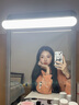 煦凜德國化妝燈鏡前燈免打孔充電款臥室補光燈出租屋充電梳妝臺燈鏡子 三秒搞定無需打孔安裝 mini款-1200毫安/5色光/亮度可調(diào) 曬單實拍圖