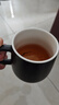 餐將軍陶瓷馬克杯帶勺帶蓋咖啡杯馬丁杯情侶杯牛奶杯早餐杯子黑色 曬單實(shí)拍圖