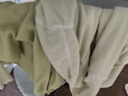童泰（TONGTAI）寶寶套裝夏季莫代爾嬰兒七分袖上衣男童女童褲子兒童無痕睡衣 綠色 90 曬單實(shí)拍圖