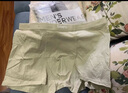 三?！?條裝】 男內褲 抗菌棉質(zhì)U襠透氣四角褲平角褲男486723 組合4-藍色+綠色+淺灰 3條 XL 曬單實(shí)拍圖