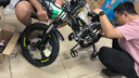 鳳凰（Phoenix）兒童自行車男女寶寶腳踏車3-8-12歲兒童山地車14-18-22寸小孩單車 極氪一體輪+ 炫酷銀+ 悍馬輔助輪 16寸適合身高（105-130cm） 曬單實拍圖