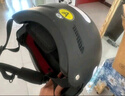 軒沁軒香電動(dòng)車頭盔夏季騎行男女士半盔摩托車電瓶車遮陽(yáng)防曬帽四季通用盔3c認(rèn)證自行車夏天安全帽 啞黑茶短【升級(jí)3C款】 均碼 曬單實(shí)拍圖