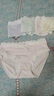 FitonTon5條裝內(nèi)褲女純棉抗菌100%棉襠無痕中腰甜美少女生三角短褲 曬單實拍圖