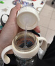 舒嬰防脹氣重力球吸管奶瓶嬰兒ppsu大寶寶喝水學(xué)飲杯寬口徑配件 PPSU300ML重力球配愛(ài)心鴨嘴（9月+） 曬單實(shí)拍圖