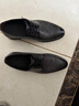 金利來(lái)（Goldlion）男鞋商務(wù)男士正裝皮鞋舒適新郎鞋擦色德比鞋55013044494A黑灰色40 曬單實(shí)拍圖