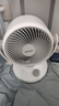 飛利浦（PHILIPS）電風(fēng)扇家用空氣循環(huán)扇大風(fēng)量桌面臺(tái)式電扇搖頭小風(fēng)扇循環(huán)對(duì)流換氣扇輕音節(jié)能落地扇ACR2122DA白+灰 曬單實(shí)拍圖