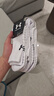 安德瑪（Under Armour）籃球襪子 運動(dòng)襪男女 跑步羽毛球防臭襪中筒棉襪 白色L碼三雙裝 曬單實(shí)拍圖