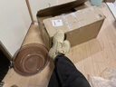 SNGUNY高端輕奢品牌馬丁靴男高幫皮靴新款戶(hù)外工裝鞋子男短靴男靴子男 米色 38 曬單實(shí)拍圖