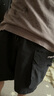卡賓男裝休閑短褲24夏新款寬松褲子字母刺繡商場(chǎng)同款Y3242128014 煤黑色01 L (175) 50 曬單實(shí)拍圖